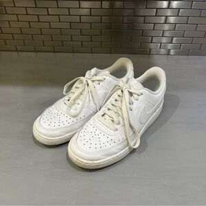 Nike White Court Sneakers, Size: 9